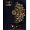 Independently published Agenda 2023-2024: Settimanale,18 mesi, luglio 2023-dicembre 2024, La settimana su una doppia pagina, Formato A4