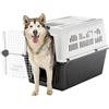 Ferplast Trasportino per cani di taglia grande ATLAS 70, Box per Trasporto Cani grandi, ciotola e accessori inclusi, Chiusura di sicurezza, Griglie per l'aerazione, 68,5 x 101 x h 75,5 cm