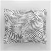 douceur d'intérieur, Botania - Federa piatta con volant, 50 x 70 cm, 100% cotone, colore: Grigio