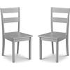 Julian Bowen, Set di 2 sedie da pranzo Kobe, grigio