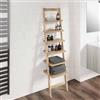 DEGHI Scala portaoggetti 165h cm in legno a 6 ripiani