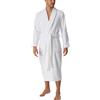 Schiesser Accappatoio Spugna, Bianco, XL Uomo