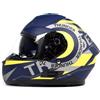 BHR Casco Integrale Moto con Doppia Visiera 814 RIDE | Casco Moto Integrale Omologato ECE con Visiera Doppia Antigraffio | Casco Moto Donna/Uomo con Sgancio Micrometrico | Thunder Yellow (Opaco) | S