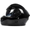 BHR Casco Integrale Moto con Doppia Visiera 814 RIDE | Casco Moto Integrale Omologato ECE con Visiera Doppia Antigraffio | Casco Moto Donna/Uomo con Sgancio Micrometrico | Nero Metallizzato | XL