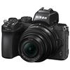 Nikon Z50 + Z DX 16-50 VR + Lexar SD 64 GB Fotocamera Mirrorless, CMOS DX da 20.9 MP, Sistema Hybrid-AF, Mirino Elettronico (EVF), LCD 3.2 Touch, Video 4K, Nero. [Nital Card: 4 Anni di Garanzia]