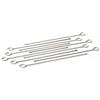 Barbecook Set di 10 spiedini in Acciaio Inossidabile, riutilizzabili, Utensili da Barbecue, 33 cm