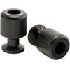 Puig 7184N Diabolo Protector supporto per cavalletto con protezione del forcellone e design resistente, Nero
