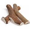 Dilecti Corno di Cervo per Cani - Osso di Cervo da Masticare, Snack Naturale e Gioco Masticativo di Lunga Durata per l'Igiene Dentale del Cane - spaccate S (3 Pezzi)