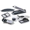 Genius Nicer Dicer Plus A34141 - Affettatrice per frutta e verdura, 12 pezzi, colore: Argento/Nero