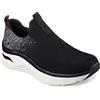 Skechers Arch Fit D'lux, 232504 BKW Uomo, Maglia Nera, 46 EU