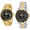 Invicta Pro Diver 8929Ob Nero Orologio Uomo Automatico - 40mm & Pro Diver 8927OB Nero Orologio Uomo Automatico - 40 mm