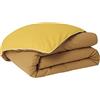 ESSIX Copripiumino Bicolore in Cotone, Buoni Giorni, Giallo, 240 x 220 cm, Essix