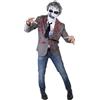 Rubie's Rubies Costume Zombiesiness per adulti, Giacca con mezza camicia, cravatta e maschera, Oficiale Rubies per halloween, carnevale e cumpleanno