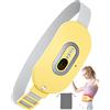 OVIFM Cuscinetto Riscaldante Mestruale Portatile-OVIFM Menstrual Heating Pad Elettrico Fascia Riscaldante Dolori Mestruali Cuscinetto e 3 Temperature Regolabili Pain Relief Lombare/Schiena/Crampi(Giallo)