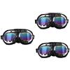 iplusmile Visiera 3Pcs Occhiali Trasparenti Casco Per Occhiali Antiappannamento Ornamento Esterno Cane Occhiali Occhiali Per Cani Per Occhiali Sole Per Feste Occhiali Festa