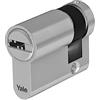 Yale Mezzo Cilindro Europeo di alta sicurezza per serratura YC102KD411004N1 Nichelato, 41/10mm, 4 Chiavi