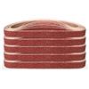 FEIHU Nastri abrasivi in allumina,10 x 330 mm, per lucidare metallo, legno, 5 grane,6 x 40/80/120/180/320, set di nastri abrasivi per levigatrice a nastro (30 pezzi)-FEIHU
