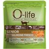 O-life Cat Senior Grain Free Salmone fresco - 350 gr Croccantini per gatti