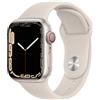 APPLE MKHR3TYA Apple Watch Series 7 GPS + Cellular, 41mm Cassa in Alluminio Galassia con Cinturino Sport Galassia