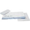 AZZURRA DESIGN Lenzuoline per Lettino Contact Azzurra Design Lovely Pois Bianco Azzurro