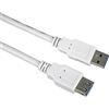 PremiumCord Premium Cord Prolunga USB 3.0 da 5 m, Cavo Dati SuperSpeed Fino a 5 Gbit/S, Cavo di Ricarica, USB 3.0 Tipo A Femmina a Maschio, 9 Pin, 3 schermate, Colore Bianco, Lunghezza 5 m