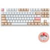 Ajazz AK871 interruttore rosso 87 tasti tastiera meccanica dual-mode senza fili