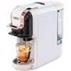 HiBREW H2B 5 in 1 macchina caffè ,19 bar , 7 livelli di selezione del volume dell'acqua - Bianco