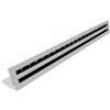Brofer Diffusore Lineare Mod. 10 C/Deflettori 2F Alluminio Vern. 1500 Ral 9016