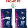 Crocchette per cani Prolife Sensitive Adult Mini Pesce e Patate 7 Kg PROMOX2 [Prezzo a confezione]