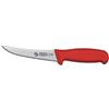 Sanelli Ambrogio S301.013R Ambrogio Sanelli-Supra-Coltello Disosso Curvo. Manico Ergonomico in Polipropilene, Colore: Rosso. Lama: Curva, in Acciao Nitro-B Inox all'azoto. Cm: 13, Stainless Steel