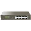 IP-COM Networks G1116P-16-150W switch di rete Gigabit Ethernet (10/100/1000) Supporto Power over (PoE) Grigio