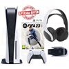 Sony PS5 Fifa 23 + HD Cam + Cuffie 3D PlayStation 5 Console Wireless telecamera