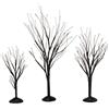 Department 56 Accessori per Villaggi Halloween Nero Ramo Nudo Alberi 4,5 cm, Filo di Metallo Carta Plastica