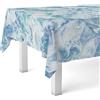 Martina Home Tovaglia in tela cerata Genil, 140 x 140 cm, colore: blu