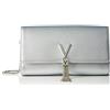 Valentino by Mario Valentino Divina, Pochette Donna, Argento, 4.5x12x27 Centimeters (B x H x T)