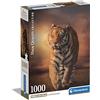 Clementoni - 39773 Collection - Tiger - 1000 Pezzi - Puzzle Adulti, Made In Italy