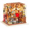 ROWOOD Kit fai da te per casa delle bambole in miniatura, per la costruzione di modelli di case delle bambole in legno, per lavori artigianali, regali per adulti e ragazzi per Natale