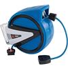 Draper 15051 avvolgicavo elettrico a scomparsa, blu, 10 m