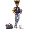 Monster High - Personaggio Clawd Wolf, bambola con bulldog gargoyle e tanti accessori a tema, giocattolo per bambini, 4+ anni, HNF65