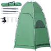 DecHome Tenda Doccia da Campeggio con Borsa per Trasporto e Tasca Portaoggetti 122x122x213cm Verde - 281A20