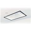 Faber Selezione PRONTA CONSEGNA - Faber Cappa a soffitto HEAVEN DUAL LIGHT A90 G/WH FLAT 350.0679.874 finitura vetro bianco da 90 cm