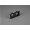 Trio Lighting KENAI FARETTO DA INCASSO DOPPIO RETTANGOLARE ORIENTABILE NERO L. 17,2CM 2 LUCI ATTACCO GU10