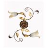 OUTLET PLAFONIERA IN MATALLO BONETTI ILLUMINA CESTO BL107-PL2-BR BRONZATO