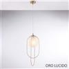 OUTLET SOSPENSIONE BONETTI ILLUMINA ERIK BL277-S1-OR OTO LUCIDO