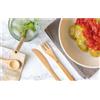 Set posate in bamboo personalizzato Allen personalizzate o neutre
