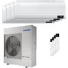 Samsung Condizionatore Samsung Windfree Elite 2023 quadri split 9000+12000+12000+12000 BTU inverter A++ wifi unità esterna 10 kW codice prodotto AJ100TXJ5KG/EU/AR09CXCAAWKNEU_1/AR12CXCAAWKNEU_3