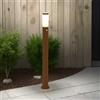 Paletto da giardino con Sensore Movimento 1m Corten E27