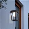 Applique da parete Solare con Sensore Movimento Nera IP54 serie Vimo Bianco Naturale 4.000K