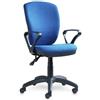 Seditaly Seduta operativa Mirage Back-system in tessuto ignifugo Seditaly con braccioli fissi BR03 blu - MRG0C3Q0CB671