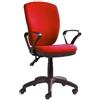 Seditaly Seduta operativa Mirage Back-system in tessuto ignifugo Seditaly con braccioli fissi BR03 rosso - MRG0C3Q0CB411